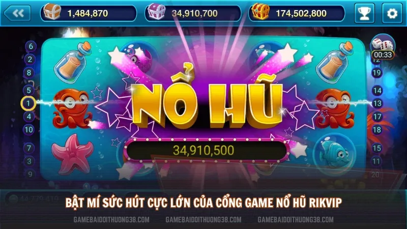 Bật mí sức hút cực lớn của cổng game nổ hũ Rikvip