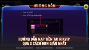 hướng dẫn nạp tiền tại