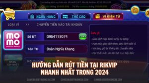 hướng dẫn rút tiền tại